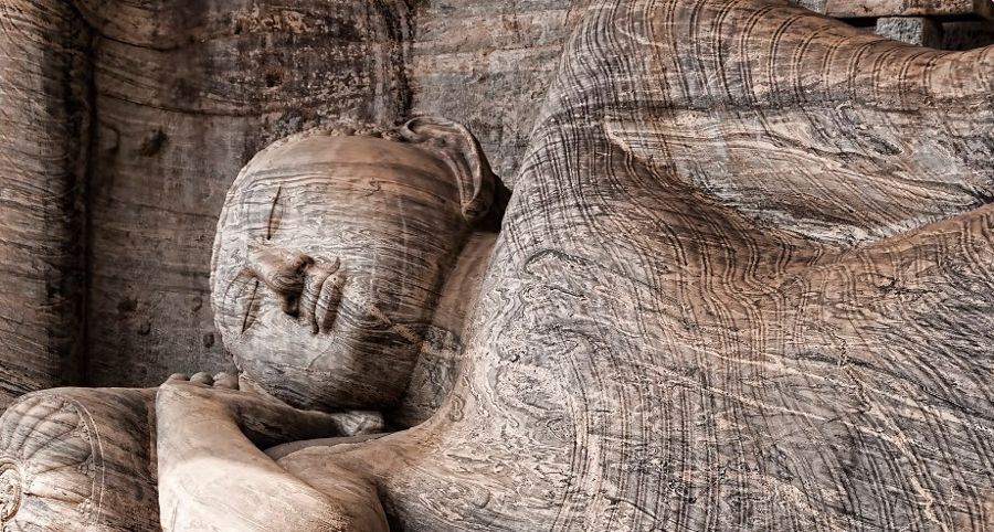 Reclining Buddha at Gal Vihara, Polonnaruwa