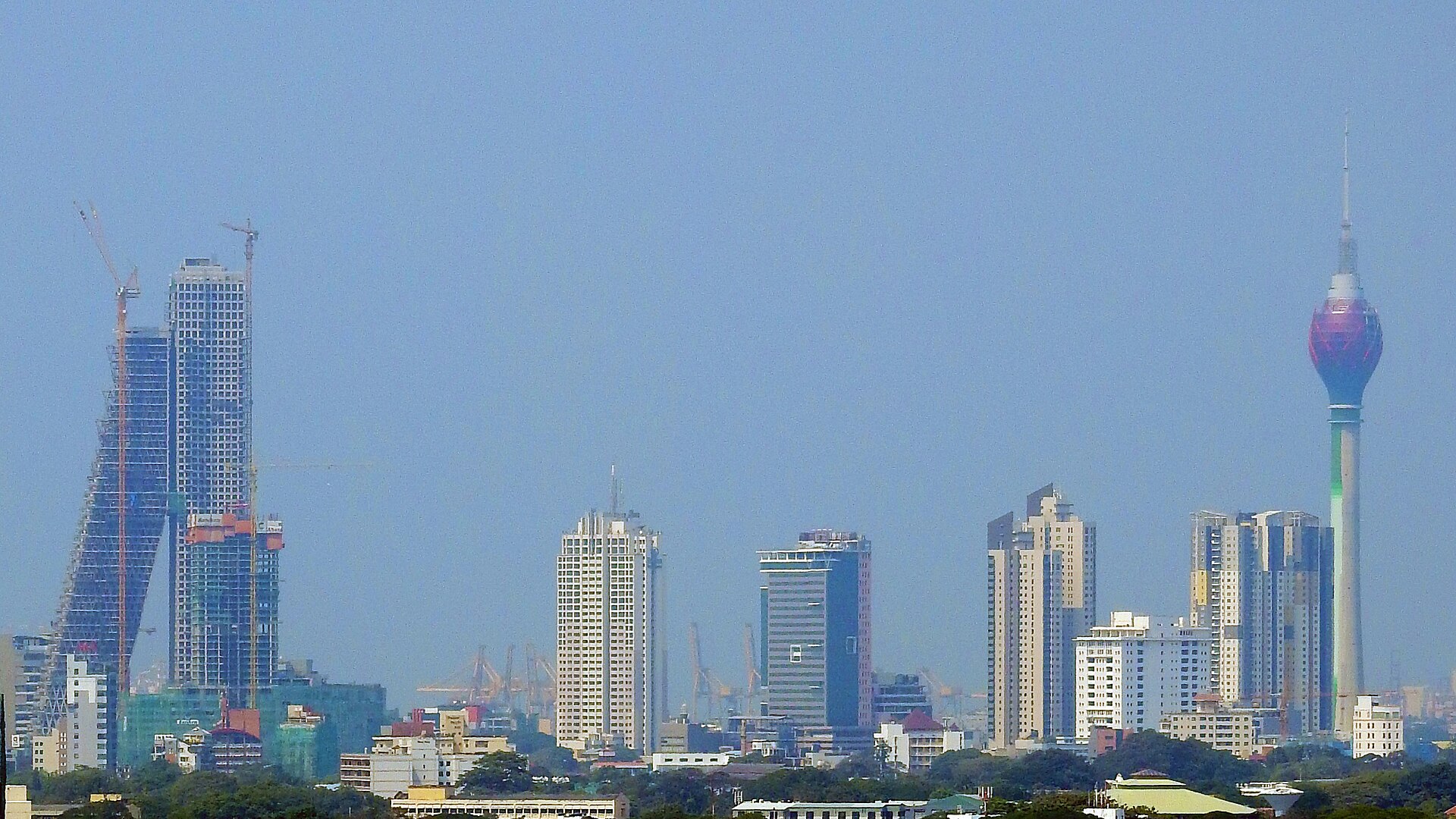 Colombo city skyline